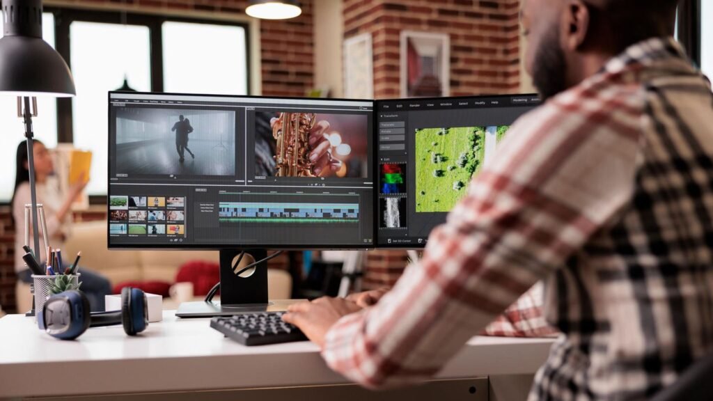 monitor für die bildbearbeitung